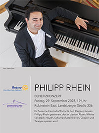 der Klaviervirtuosen Philipp Rhein