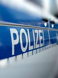 Schriftzug Polizei