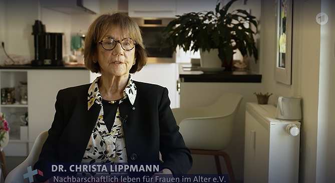 Nachaufnahme unserer Vorsitzende Dr. Christa Lippmann