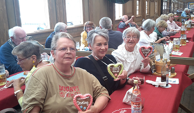 Die Wohnfrauen auf dem Frühlingsfest 2018