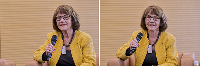 Dr. Christa Lippmann spricht