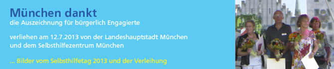 Dr. Christa Lippmann und weitere Preisträger der Auszeichnung München dankt 2013