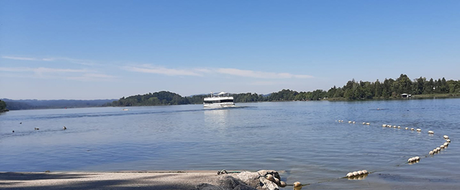 Schiff auf dem Staffelsee