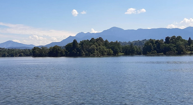 Schiff auf dem Staffelsee