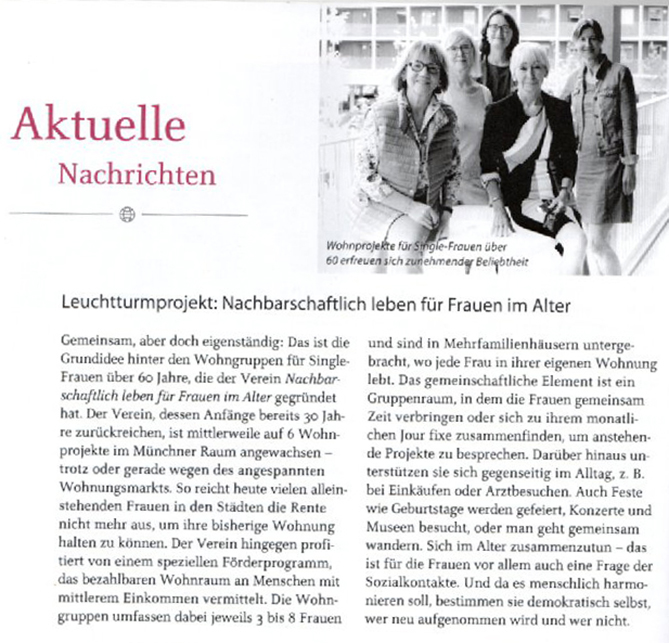 Zeitungsbericht in natur + heilen