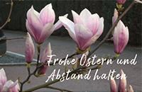 Ostergruss 2020: Frohe Ostern und Abstand halten