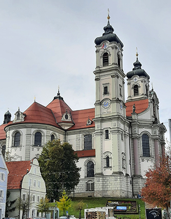 Die Basilika Ottobeuren von aussen