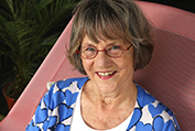 Dr. Christa Lippmann, Vorsitzende des Fördervereins Nachbarschaftlich leben für Frauen im Alter e.V.