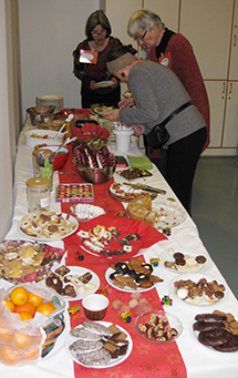 das Weihnachtsbuffet 2013