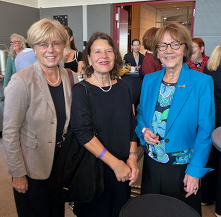 Christa Lippmann mit Prof. Silke Laskowski